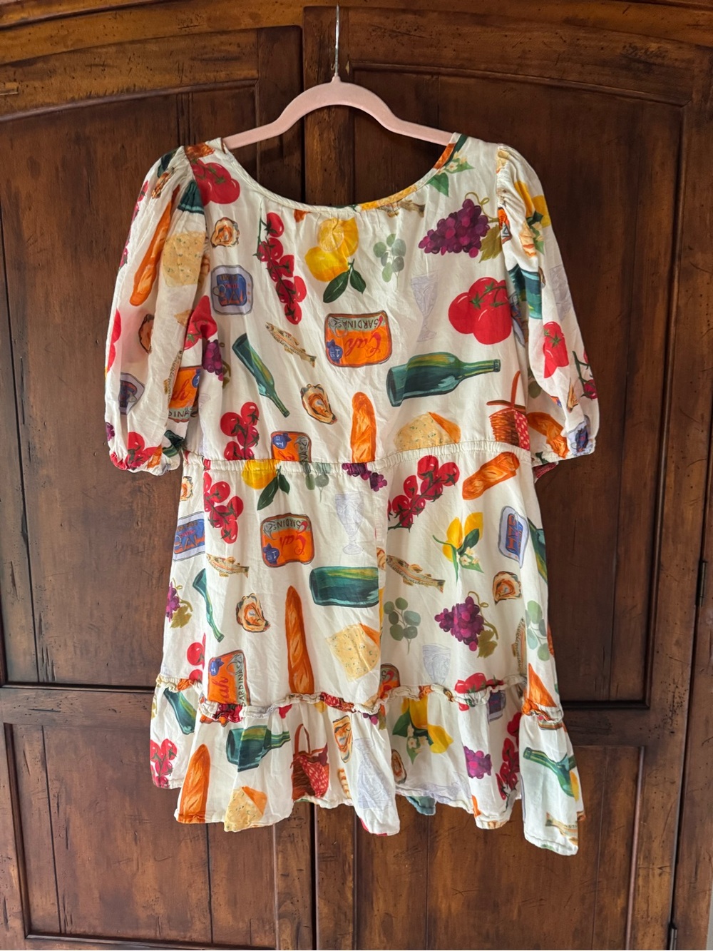 Lisa Says Gah Nuuly Italian Summer Leila Cotton Mini Dress Size L - Picture 9 of 11
